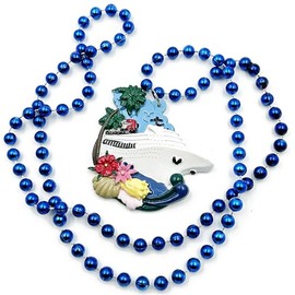 Cruise Ship Mardi Gras Bead Necklace New Orleans Travel Vacation