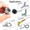 SUNJOYCO 3PCS Power Wing Nut Driver Set, 1/4" Hex Shank