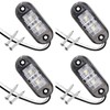 Comioke 4 PCS LED Seitenmarkierungsleuchten 12 / 24V Anhänger-Seitenleuchte Licht