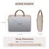 RAINYEAR 15.6 Inch Laptop Bag for Women, Protective Waterproof Large