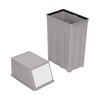 CNCEST 8 Gallon Trash Can, Slim Trash Can with Lid,