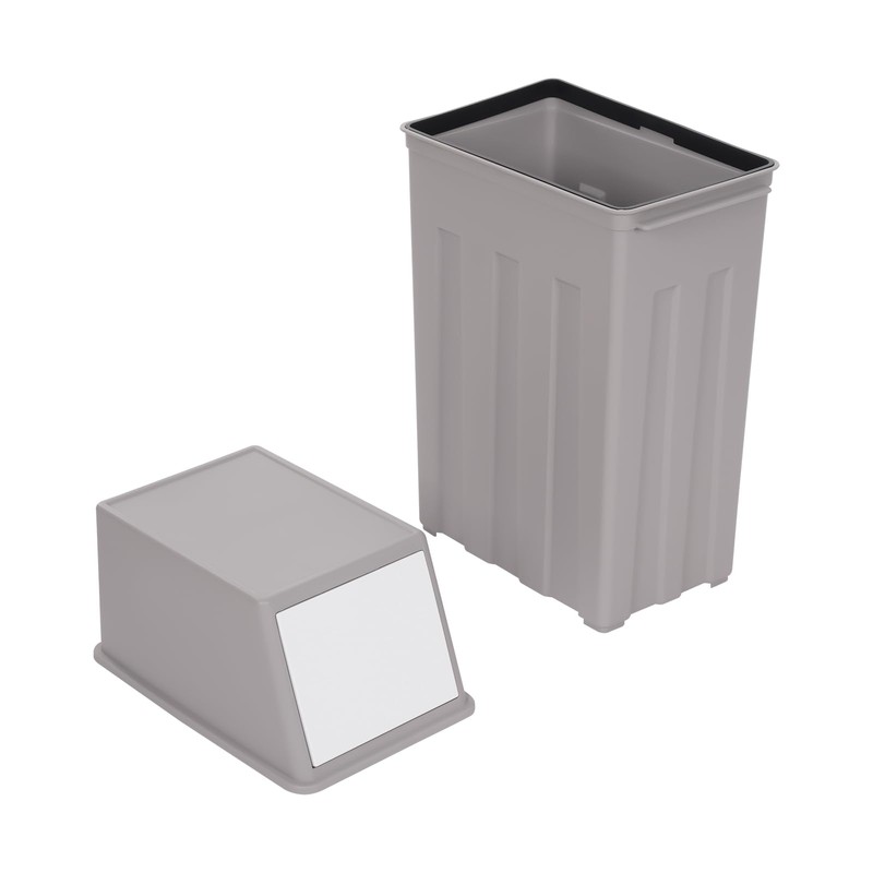 CNCEST 8 Gallon Trash Can, Slim Trash Can with Lid,