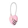 M METERXITY 1-Pack Combination Padlock, Zinc Alloy 3 Digit Password