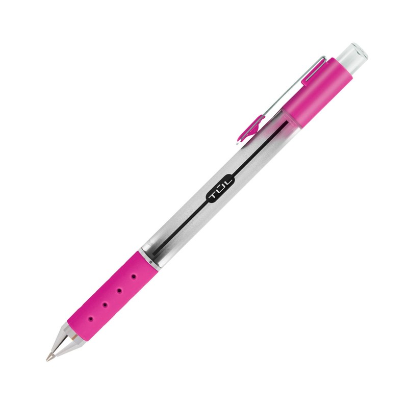 TUL WHJJK Retractable Gel Pens, Bullet Point, 0.7 mm, Gray