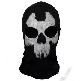 Unbranded Balaclava Tactical Skeleton Ghost Skull Full Face Mask Windproof Warm Face Masks - 07