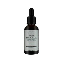 Nuestra Tierra Cosmética Suero Facial Anti-Rojeces para Piel Sensible, Calmante e Hidratante, 30ml