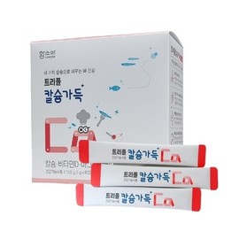 Hamsoa Triple Calcium Full Bone Health 60 sachets 1 box 1 month supply / 함소아 트리플 칼슘가득 뼈건강 60포 1 박스 1개월분