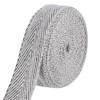 BENECREAT 10m/10.9 Yard Carpet Edge Bias Binding, Gray White Cotton