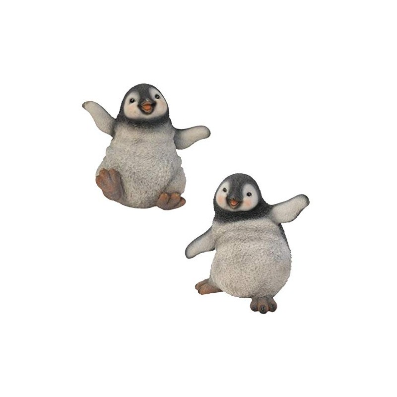 Vivid Arts - Sliding Penguin Real Life Resin Ornament -