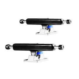 NOAHWOOD DIY Pro Fingerboard Truck 35mm (Silver Baseplate + Black Hanger) Ark Truck iiG