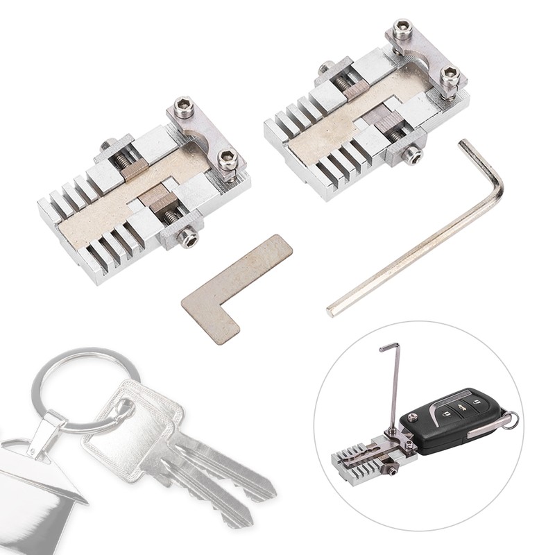 Universal Key Clamping Fixture Locksmith Tools for Key Copy Duplicate