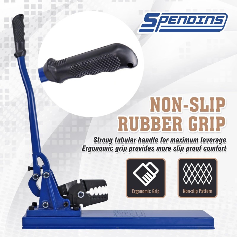 SPENDINS 24 Inch Bench Swaging Cutting Tool, Wire Rope Crimping