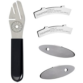 Bike Rotor Truing Fork Wrench Disc Brake Correction Brake Pads Gap Regulator Rotor Truing Alignment Tool