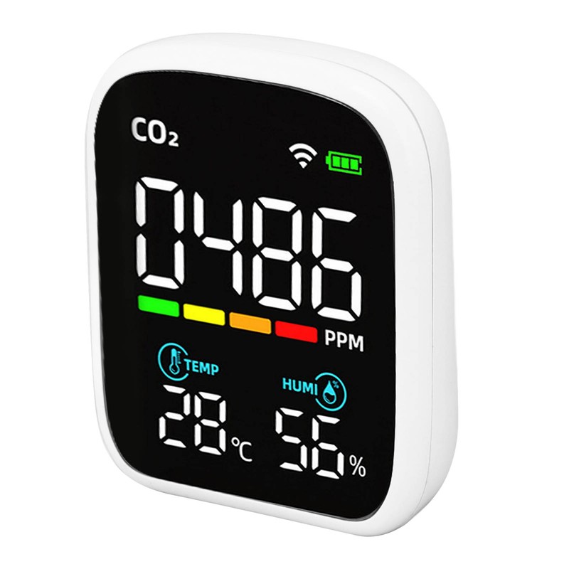 Air Quality Monitor 8 in 1 Multifunctional USB Charging Carbon