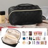 T Tersely Travel Makeup Bag, Portable Cosmetic Bags for Women,