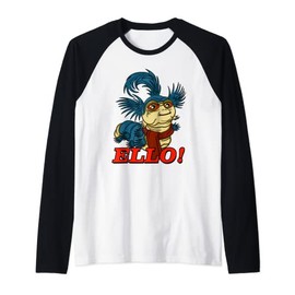 Ello Worm - Come Inside and have a Nice Cup of Tea Raglan Baseball Tee