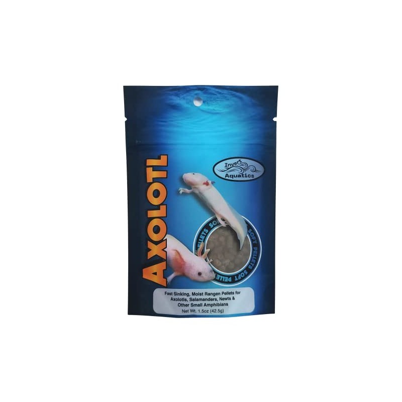 Invert Aquatics Soft Pellets for Axolotls - Moist Sinking Diet