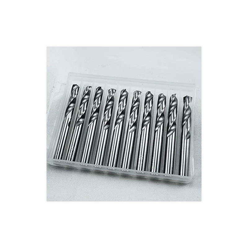 KLOT Industrial Grade 10pcs Solid Carbide Drill Bit 5mm 0.19685"