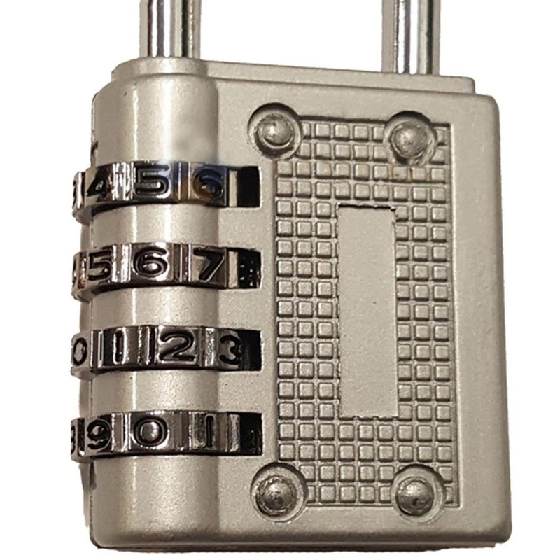 Dapetz ® 4-Digit Combination Padlock, Resettable Locker Lock, Weatherproof Outdoor