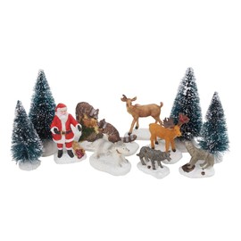 VBS Miniaturen Set "Weihnachten im Wald", 11-tlg.