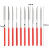 10 Pack Diamond Files Set, Mini Needle Jewelry File, Carbon