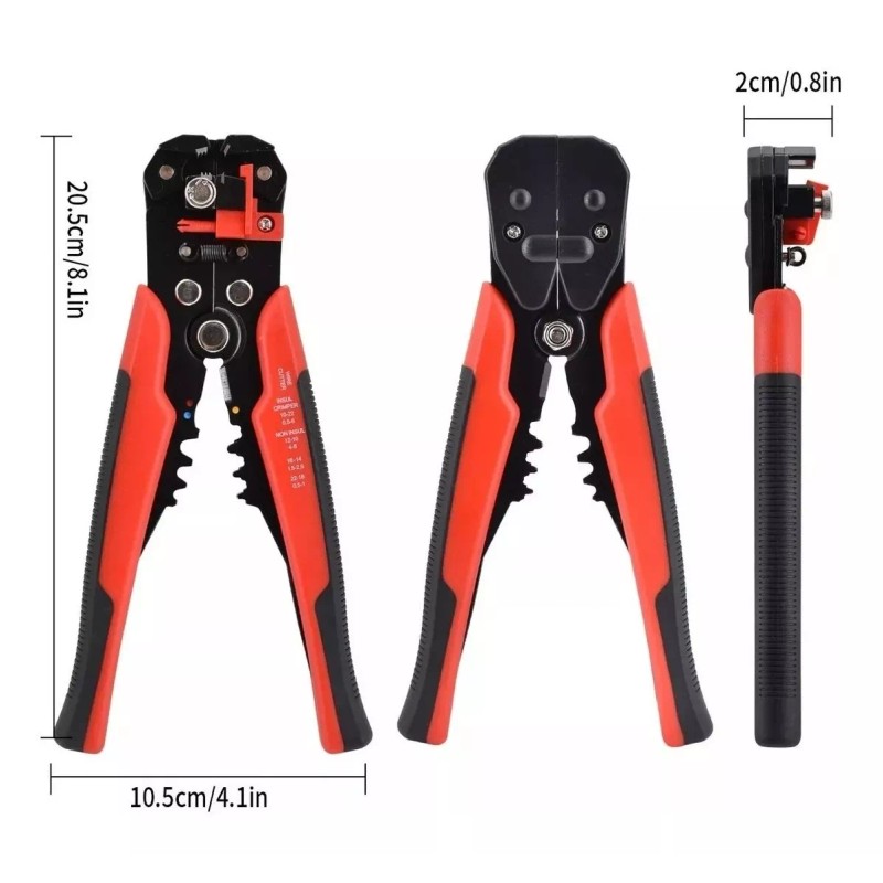 Espinope Pinza Pela Cables Automática 8 Pulgadas Uso Rudo