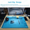 WWZMDiB Heat Resistant 932°F Silicone Soldering Work Mat（S-130【11.8 x 7.9”