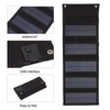 50W Portable Solar Panel Bag Monocrystalline Silicon 5 Folding Solar