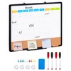 VEVOR 24"x 18" Monthly Calendar Whiteboard & Cork Board Combo