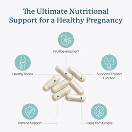 Dr Fuhrman Prenatal Vitamins For Women | Doctor-Formulated Prenatal Vitamins | Natural Folate, B12, Choline & Iodine for Pregnancy Support, Brain & Immune Health | No Synthetic Folic Acid | 120 Cap