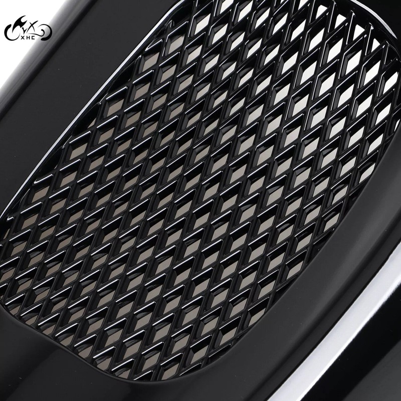 Unbranded Vivid Black Motor Chin Spoiler For Harley Touring Road