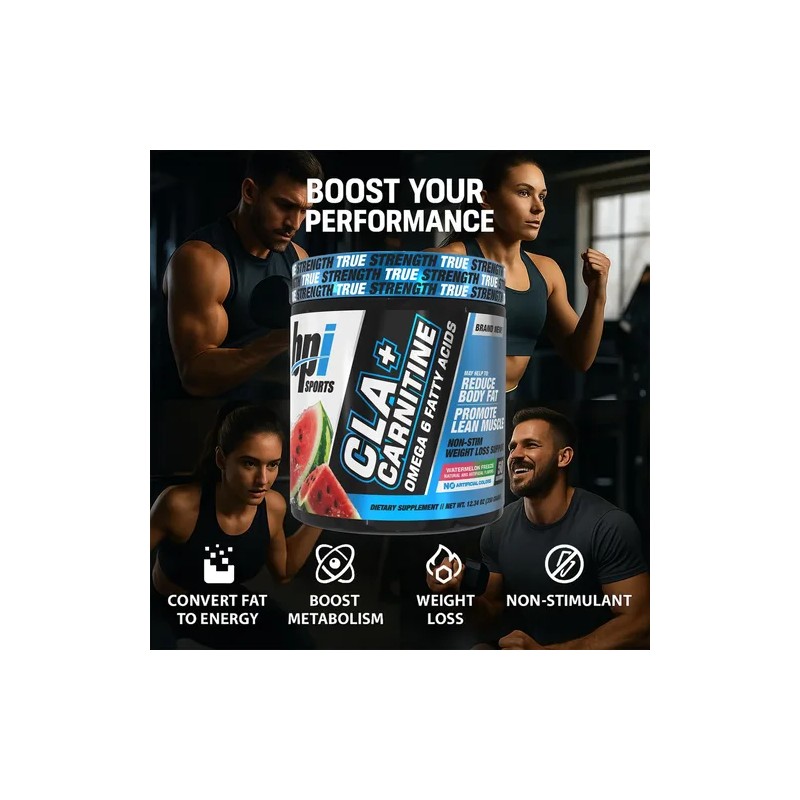 Bpi Clacarnitine - Cla Y L-carnitina, Sabor Sandía
