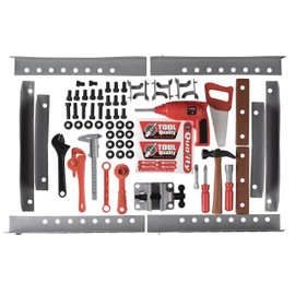 Toy Tool Set Workbench for Toddlers and Children Pretend Play- Kids Workshop Toolbench Building Toys - Kids Tools Playset with Realistic Tools and Electric Drill