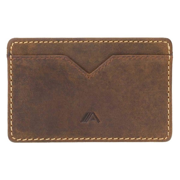 A-SLIM Minimalist Small Leather Card Holder, Compact Card Holder Wallet