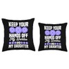 Dahlia Seeds for Planting Dahlia Enthusiast Black Dahlias Throw Pillow