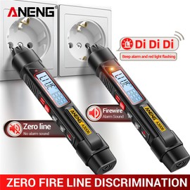 A3006 Pro 4000 Counts Multifunctional Pen Type Multimeter AC/DC Voltage Tester Ohm Hz Zero Fire Line Detector Electric Tools - With Box
