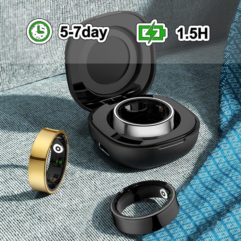 findtime Smart Ring Smart Rings for Men Women IP68 Waterproof