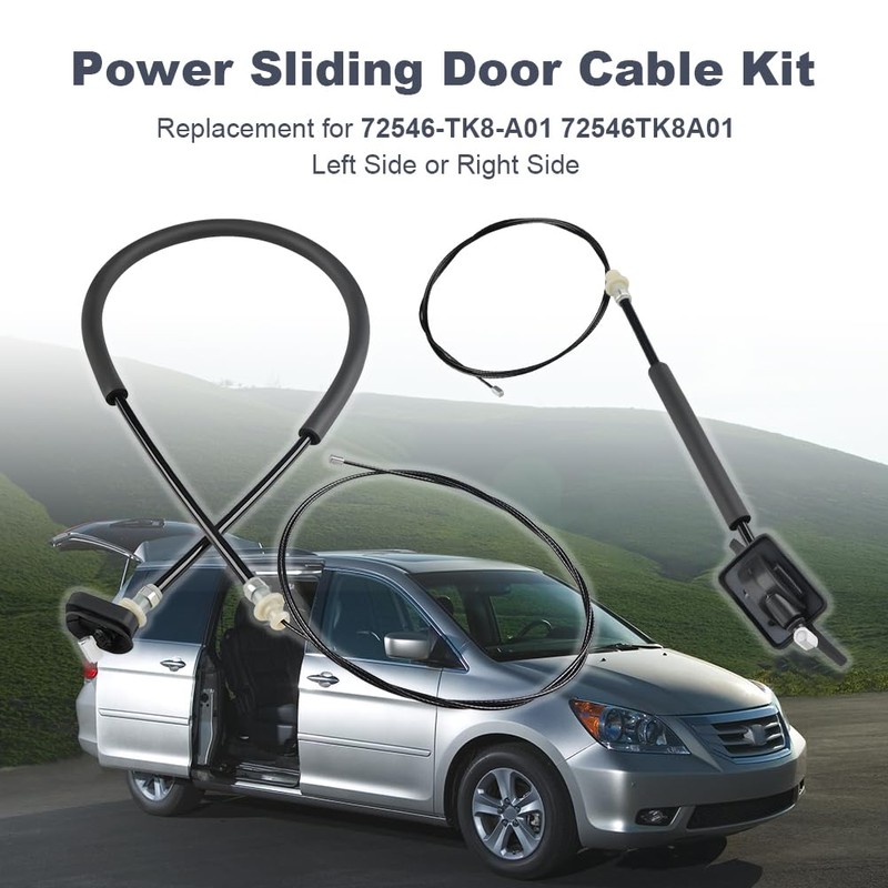 WMPHE Sliding Door Cable Kit Replacement for 72546-TK8-A01 72546TK8A01 Compatible