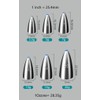 Toasis Fishing Rubber Core Weights Removable Rubber-core Sinkers (5g/0.17_Oz-25pcs)
