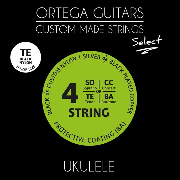 Ortega Guitars Custom Made Strings - Select - Tenor Ukulele