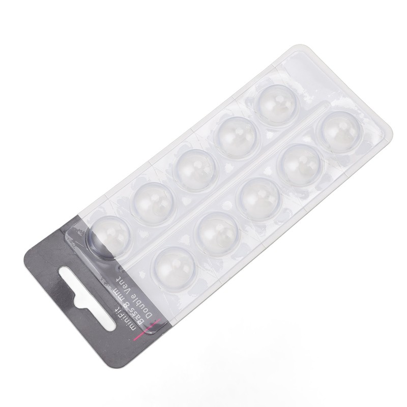 10pcs Double Vent Bass Dome Accessory Single Layer Double Vent