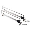 Telescopic Closet Hanger Rail, Retractable Wardrobe Closet Pull Out Rod