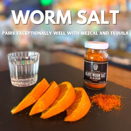 Sal de Gusano Agave Worm Salt 65 gram jar 2.29 oz - Premium Gourmet Salt in Gift Box - Chinicuil - Pairs with Tequila and Mezcal Don Catrin (Pack of 2)