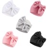 BQUBO Newborn Baby Girls Hats Hospital Hat Baby Cotton Beanie