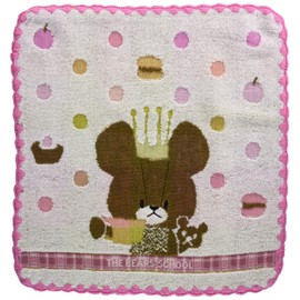 Marushin 4335012500 Hand Towel, Bear's School, Jackie's Tea Time