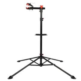 OLenyer Mountain Bike Stand: Height Adjustable Bicycle Workshop Stand with Tool Tray for Road & Mountain Bikes,Black