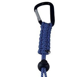 Handmade Water Bottle Sling Holder Carrier Strap Handle Paracord Cobra Knot Carabiner Lightweight Convenient Portable Hands Free by KNOTS SO FAST (PURPLE D)