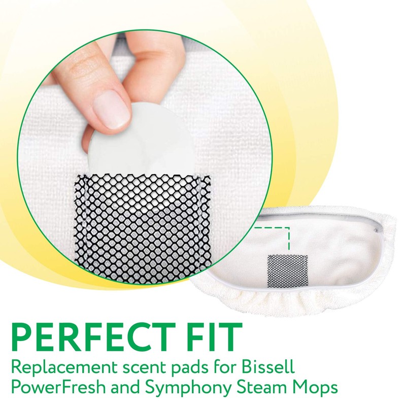 IMPRESA Steam Mop Scent Discs - Fresh Lemon Aroma &
