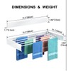 kenvc Wall Mounted Drying Rack, 31.5” Wide. 40 lbs Capacity