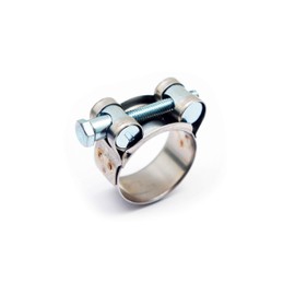 Autobahn88 Stainless Steel Hose T-Bolt Clamp, for Hose OD=1.28-1.4" (32-35mm), for Fuel Pump, Filter, Hose, Plumbing (Pack of 8)